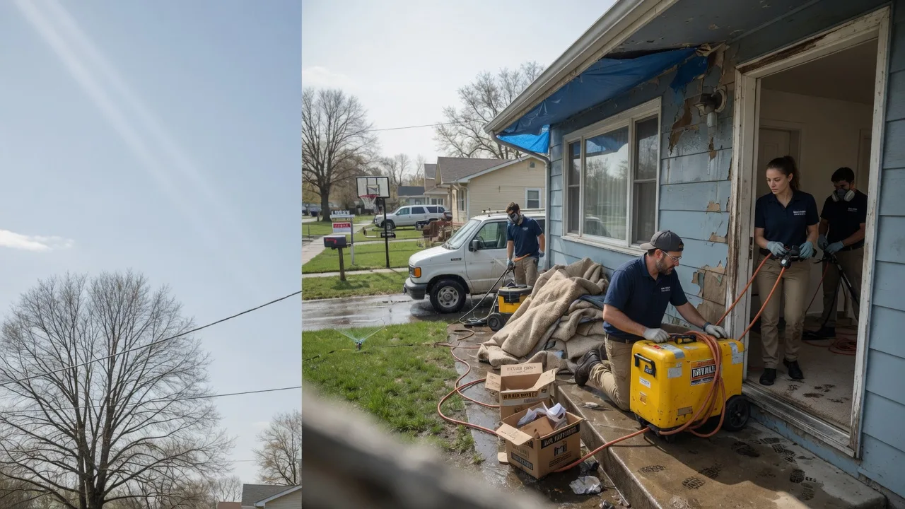 Basement Flood Cleanup in Curtice, OH near me